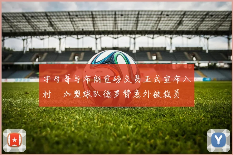字母哥与布朗重磅交易正式宣布八村塁加盟球队德罗赞意外被裁员